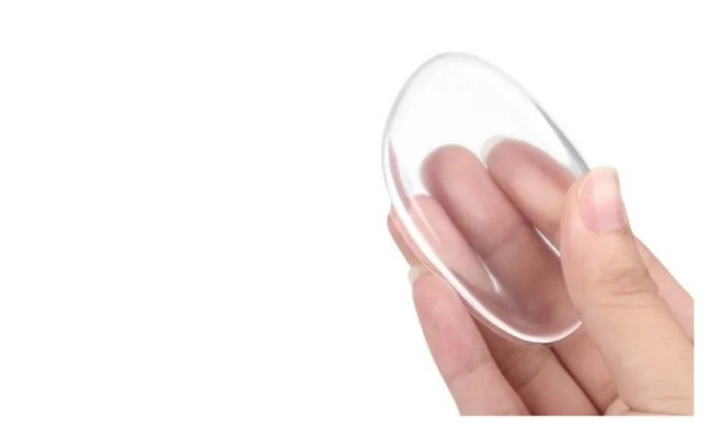 2 Piece Clear Silicone Makeup Sponge