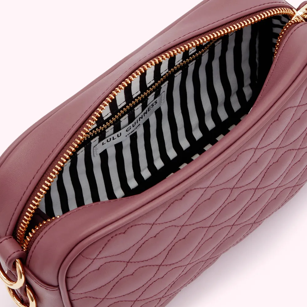 ASTER SMALL QUILTED LIP LEATHER ASHLEY CROSSBODY BAG