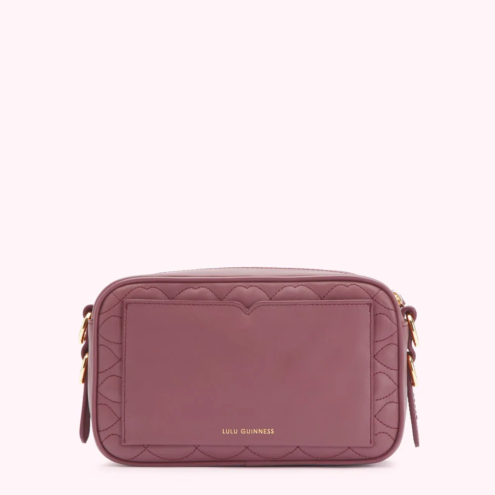 ASTER SMALL QUILTED LIP LEATHER ASHLEY CROSSBODY BAG