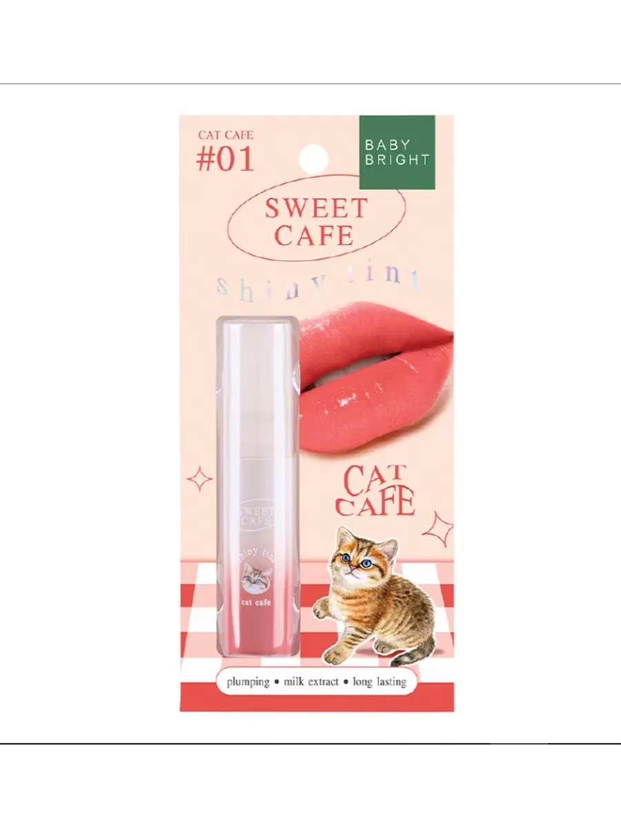 Baby Bright Sweet Cafe Shiny Tint 2.8g #01 Cat Cafe (Thai)
