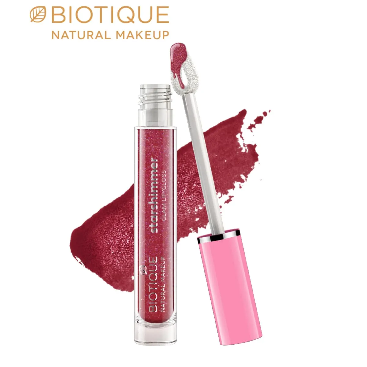 Biotique Natural Makeup Starshimmer Glam Lipgloss, Heart Stopper
