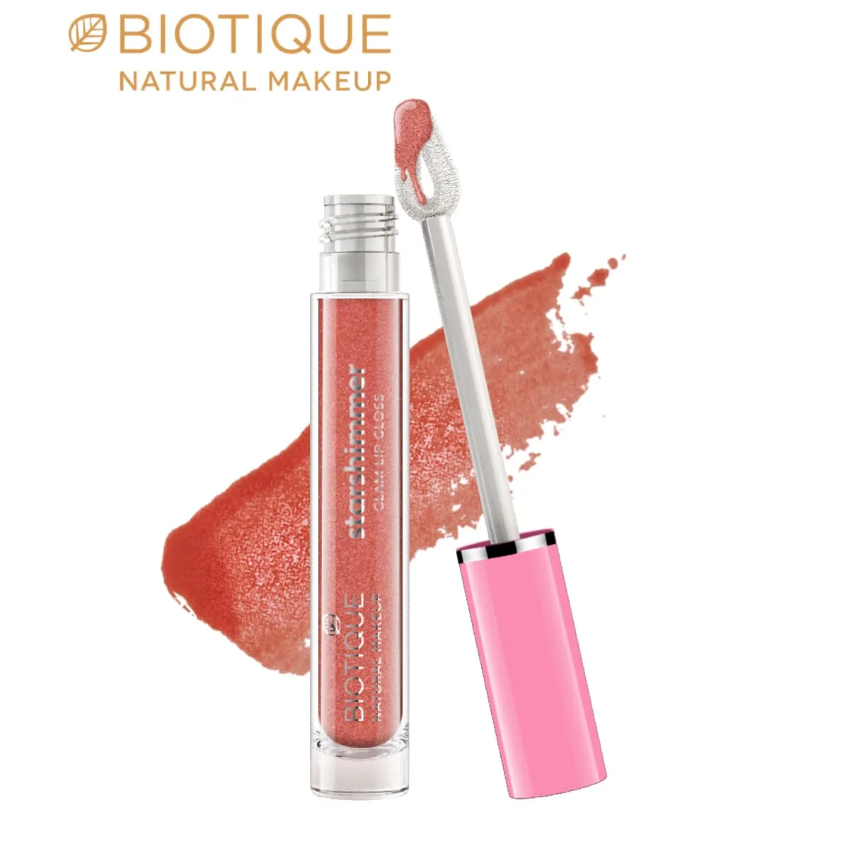 Biotique Natural Makeup Starshimmer Glam Lipgloss, Heart Stopper