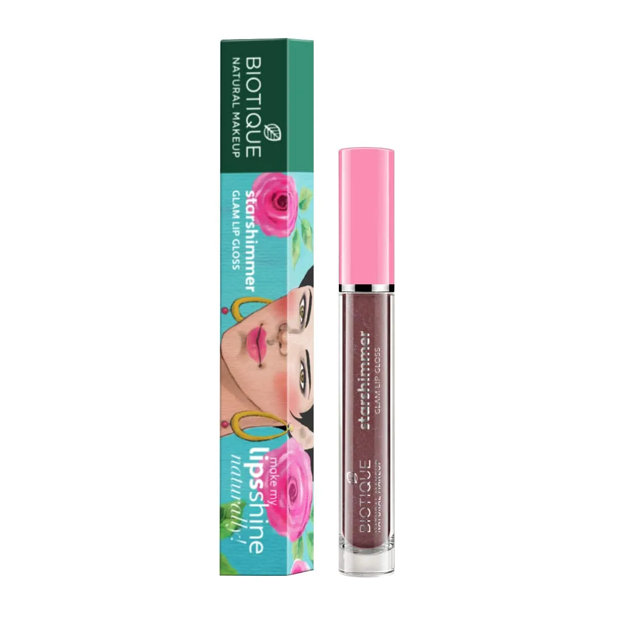 Biotique Natural Makeup Starshimmer Glam Lipgloss, Heart Stopper