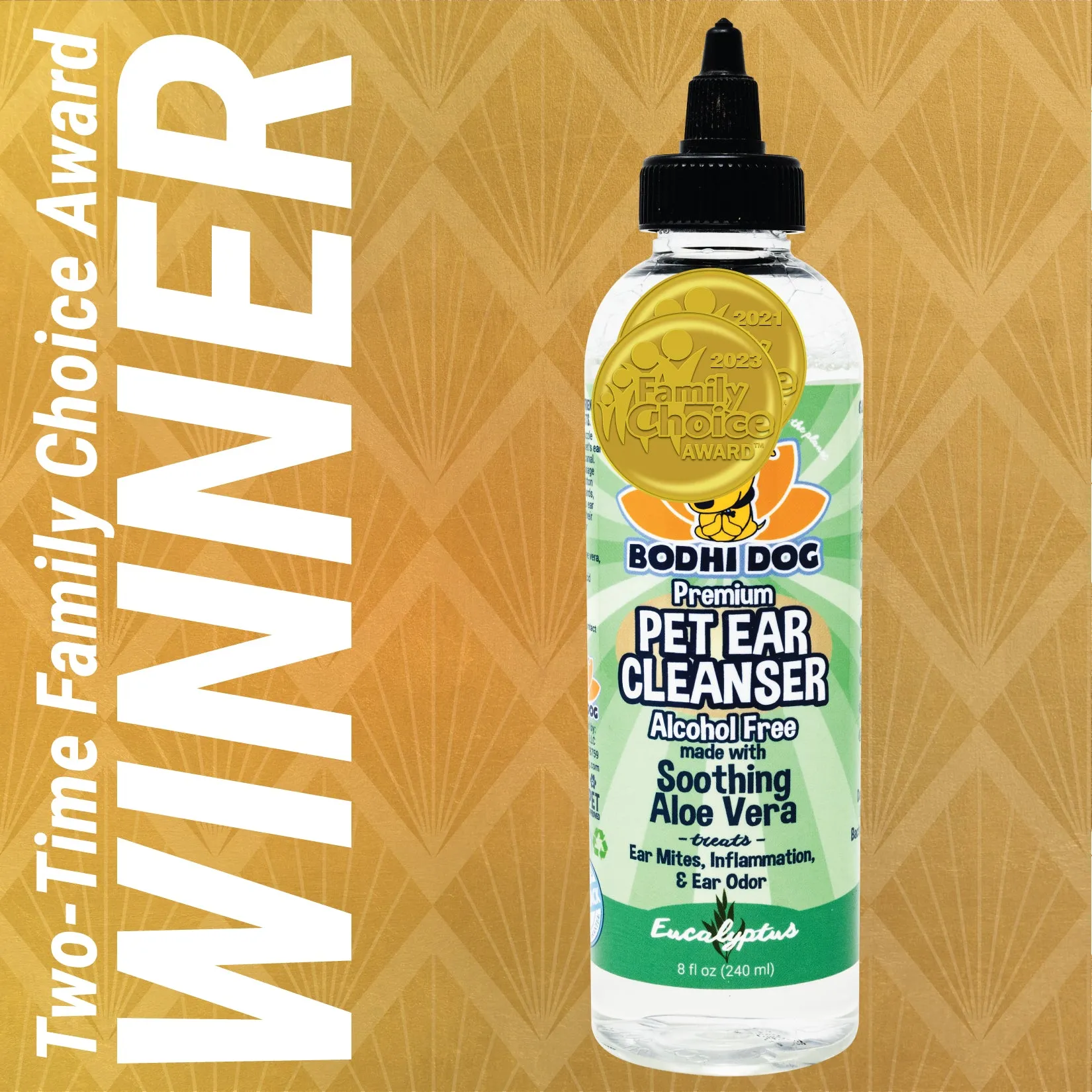 Bodhi Dog Ear Cleaner Solution for Dogs and Cats | Aloe Vera Cleaning Treatment for Ear Treatment | Gentle Cleanser for Ears | Made in USA