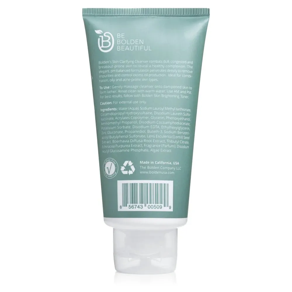 Bolden Skin Clarifying Cleanser Ph Balanced Gentle Cleanse 150Ml