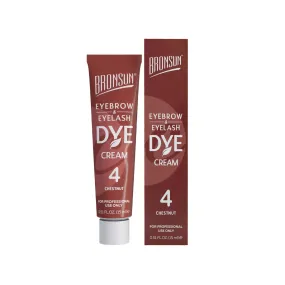 Bronsun Lash & Brow Cream Dye - #4 Chestnut