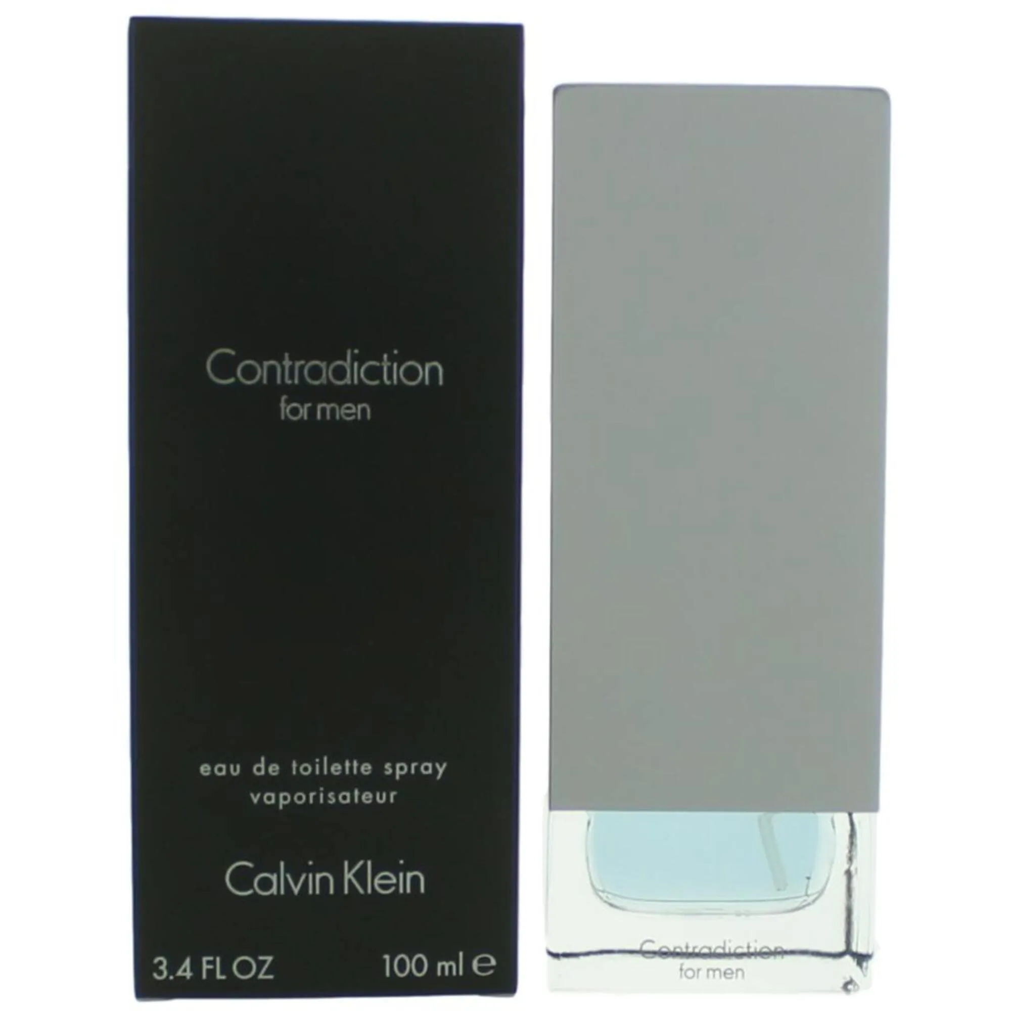Calvin Klein Men's Eau De Toilette Spray - Contradiction Oriental Scent, 3.4 oz
