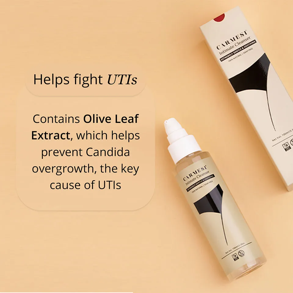 Carmesi All Natural Intimate Cleanser with Olive Leaf Extract