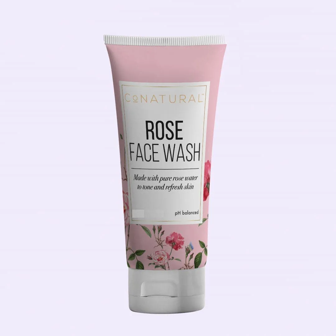 Conatural Rose Face Wash - 60 Ml