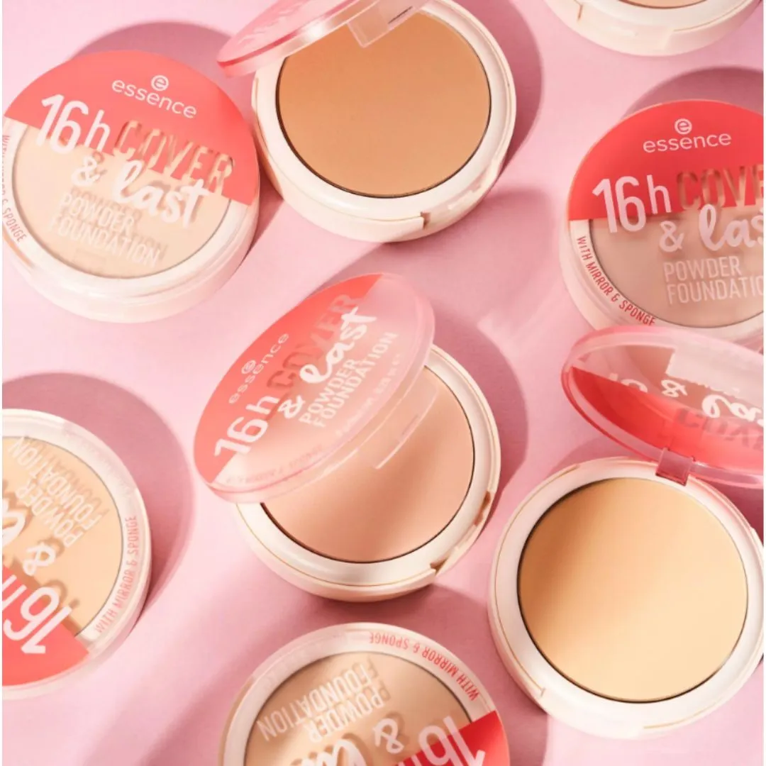 Essence 16h Cover & Last Powder Foundation 11 Honey Beige