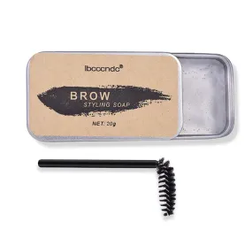 Eyebrow Soap, 3D Brows Styling Soap, Transparent Long Lasting Natural Eyebrow Wax Eyebrow Gel