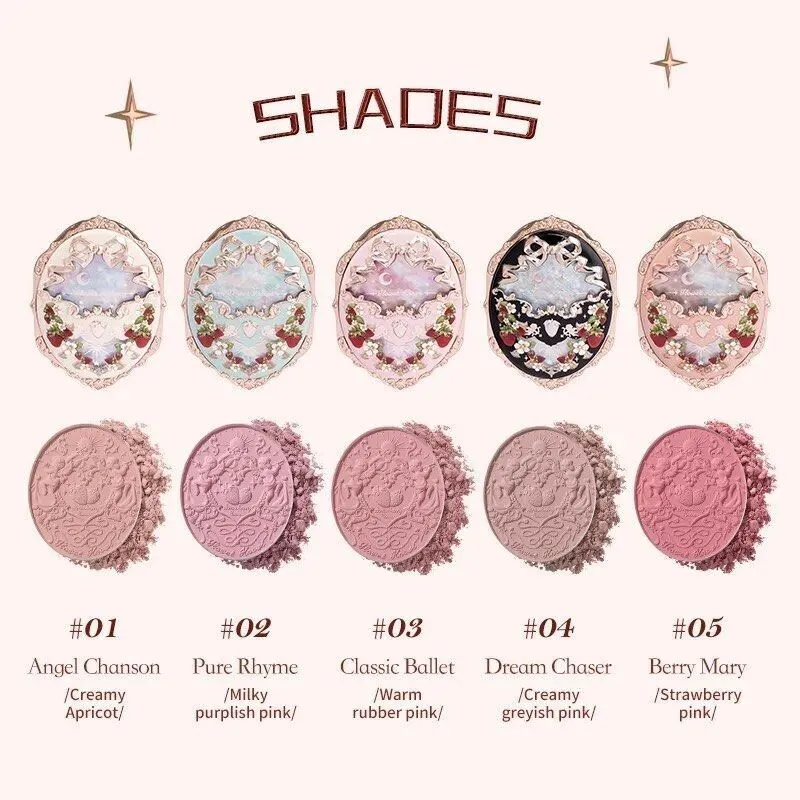 Flower Knows Strawberry Rococo Embossed Blush (2 Shades)