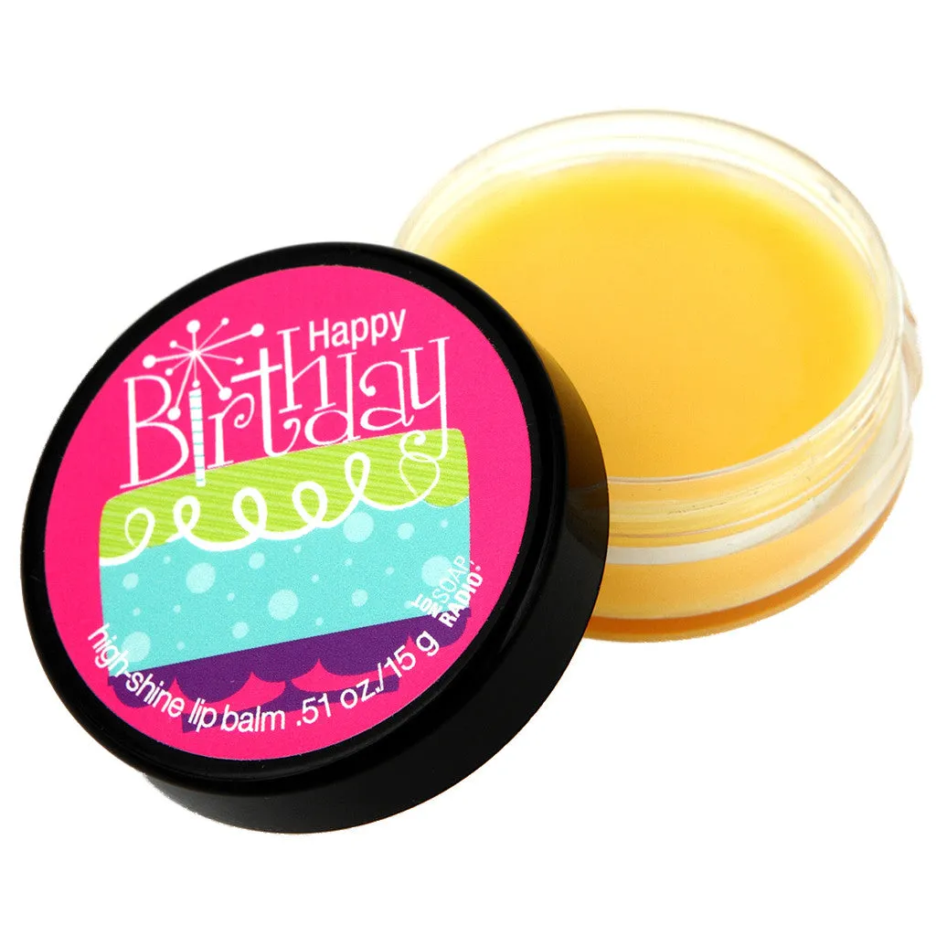 Happy birthday lip balm
