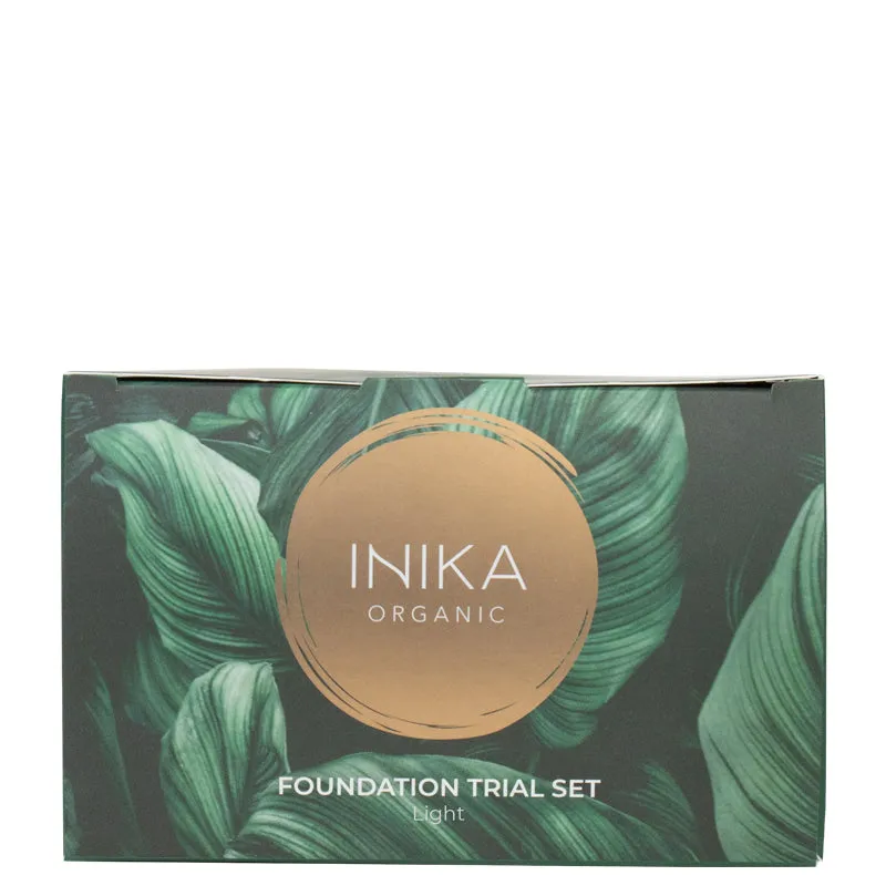 Inika Organic Foundation Trial Set Light