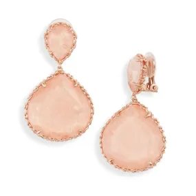 Kendra Scott Kenzie Drop Earring - Rose Gold Blush Wood