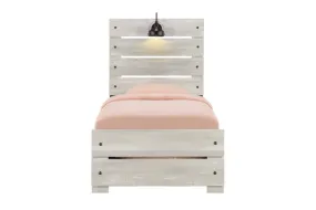 Linwood Light Grey 4PC Twin Panel Bed