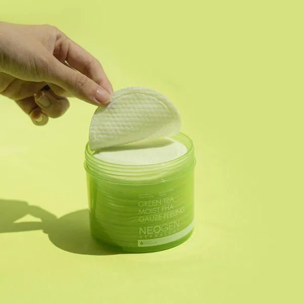 NEOGEN Green Tea Moist PHA Gauze Peeling 30 Pads