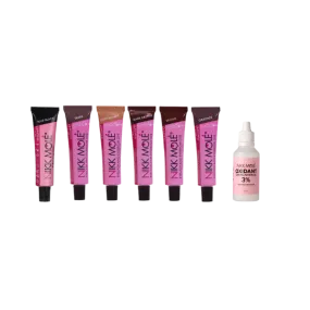 NIKK MOLÉ - Permanent dye for eyelashes and brows (6 colours   Oxidant)