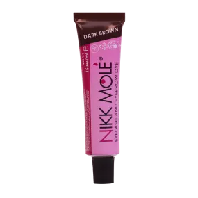 NIKK MOLÉ - Permanent dye for eyelashes and brows - Dark Brown