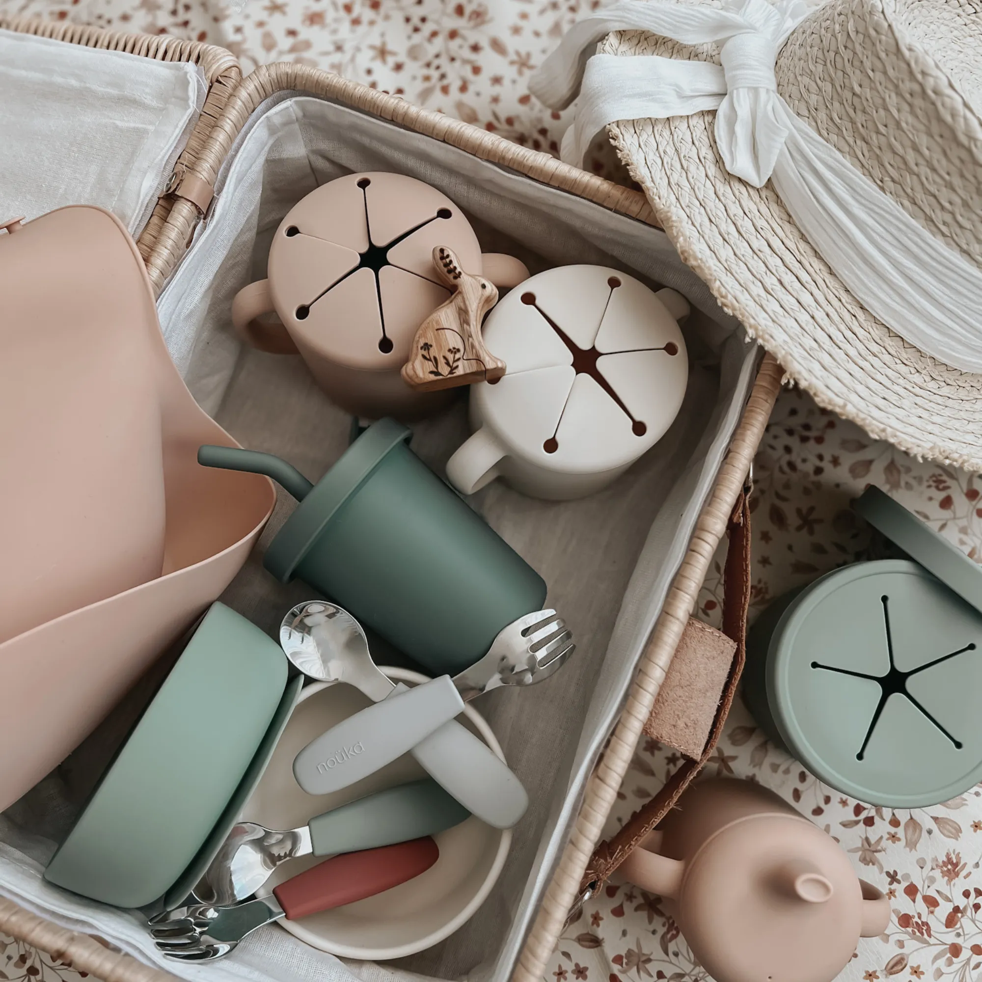noüka Snack Cup - Soft Blush