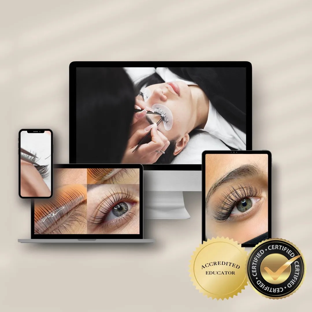 Online Lash Boss Package - Classic, Hybrid, Volume & Keratin Lash Lift & Tint Course