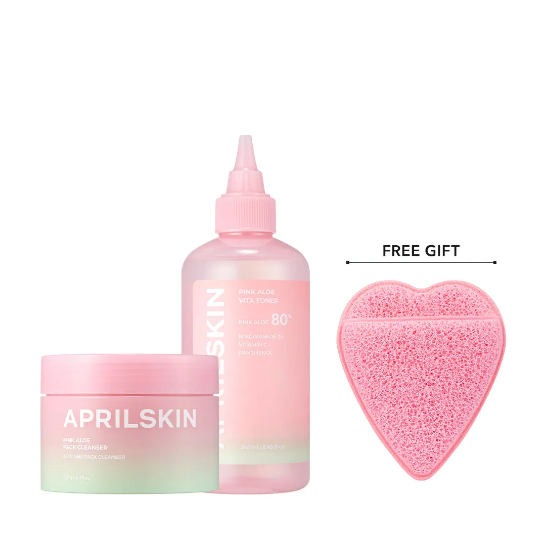 Pink Aloe Instant Trouble Soothing Duo