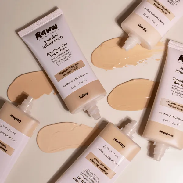 RAWW Superfood Glow Beauty Balm Cream Cashew 30ml