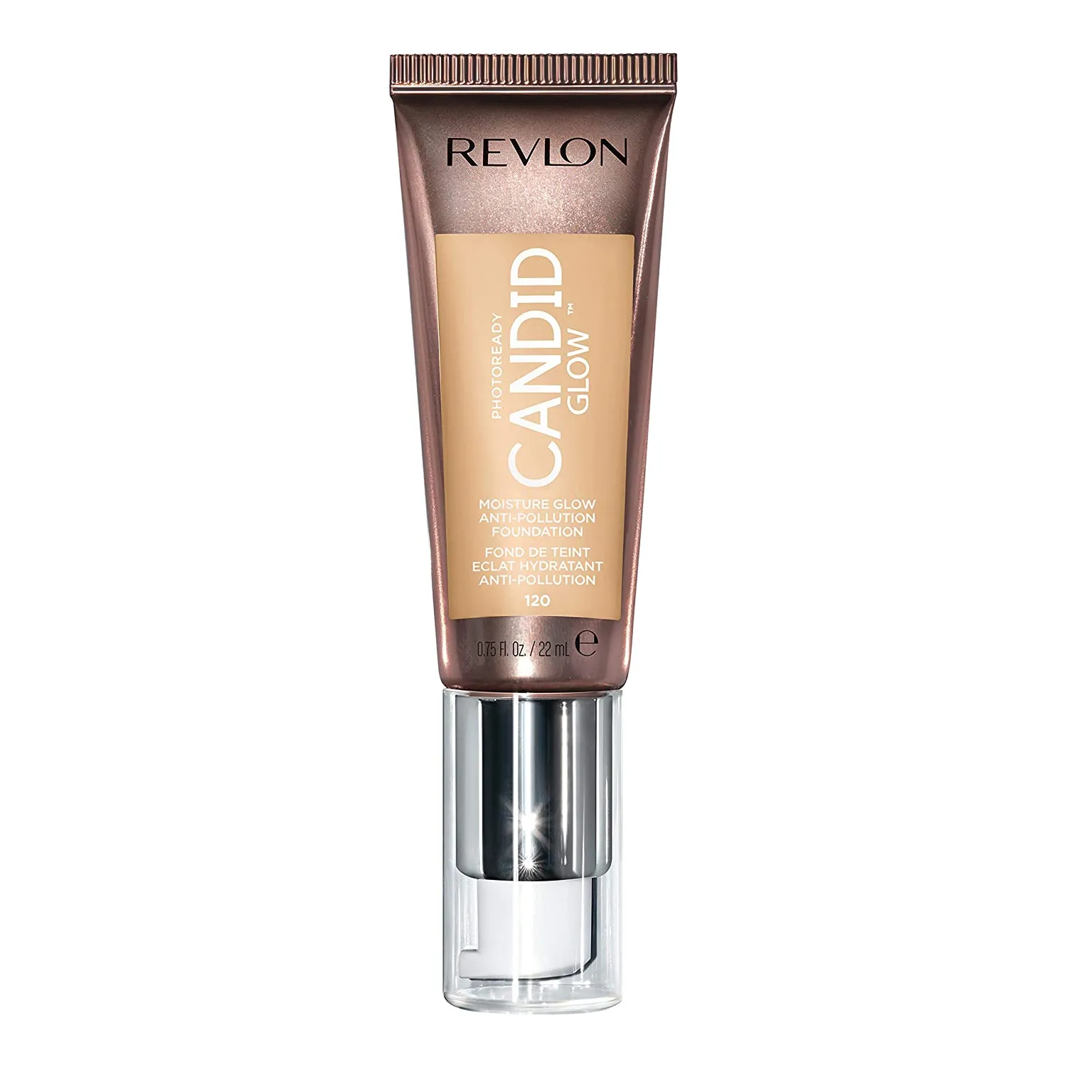 REVLON - PhotoReady Candid Glow Moisture Glow Foundation Buff 120 - 0.75 fl oz (22 ml)