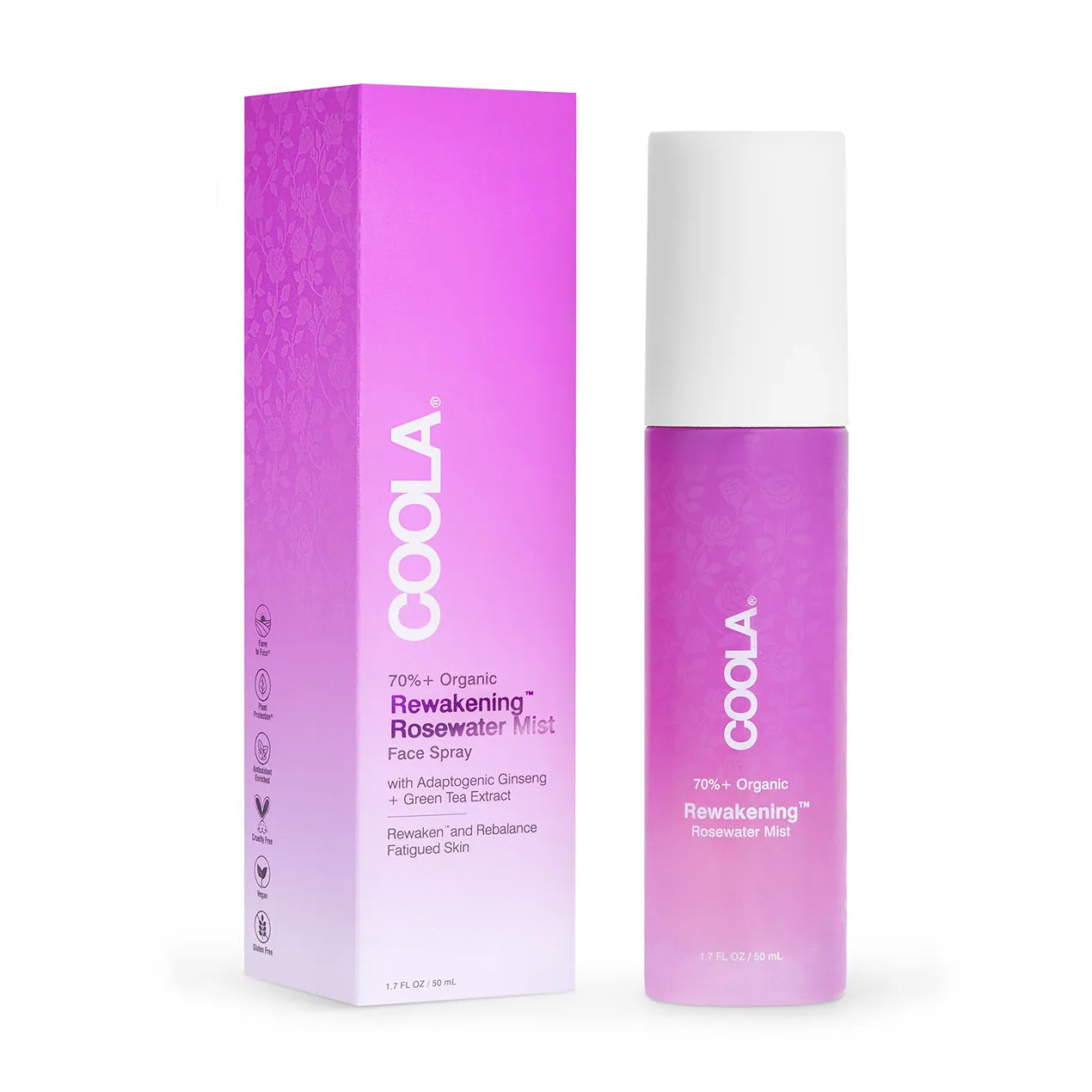 Rewakening Rosewater Mist Face Spray by Coola