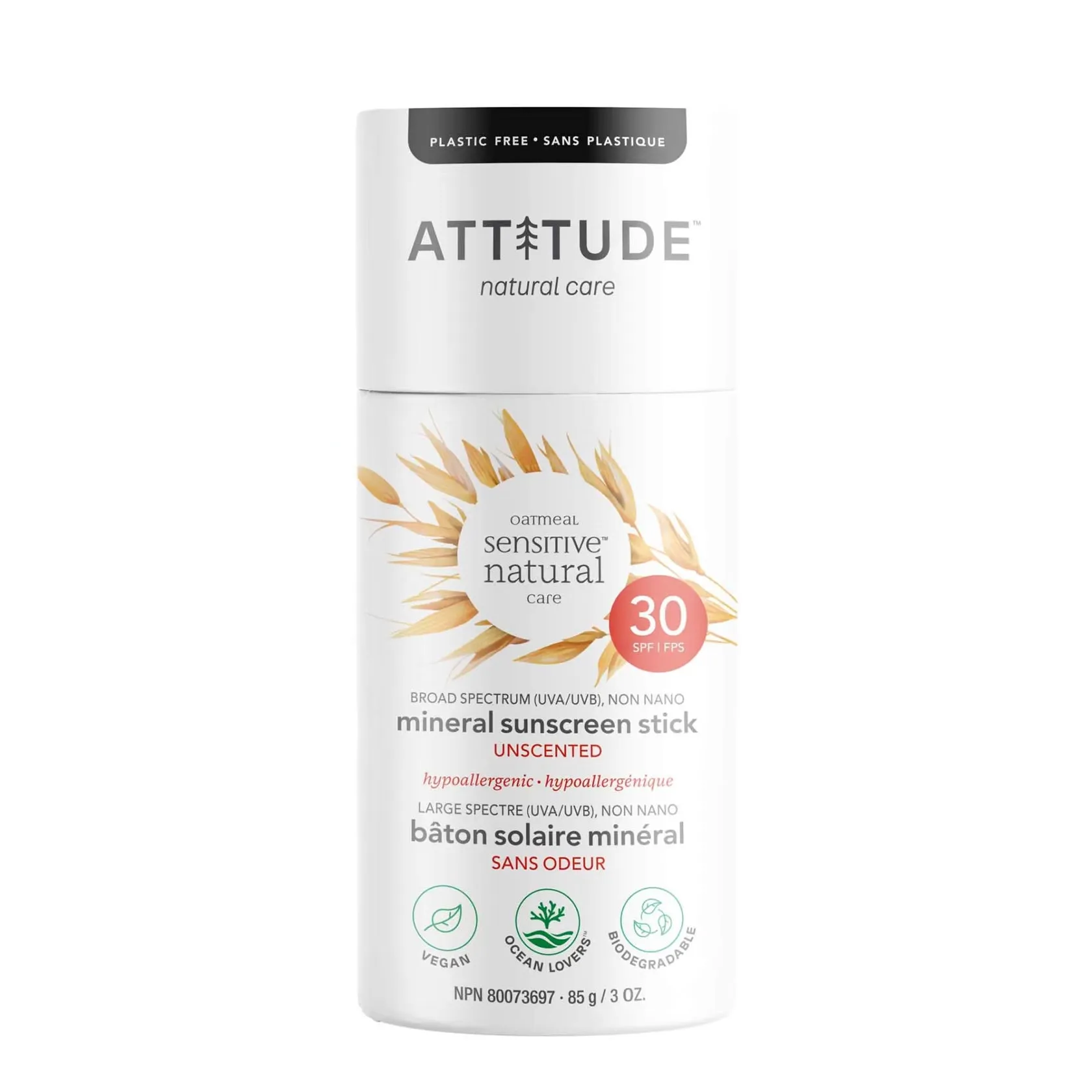 Sensitive Skin Mineral Sunscreen Stick SPF 30