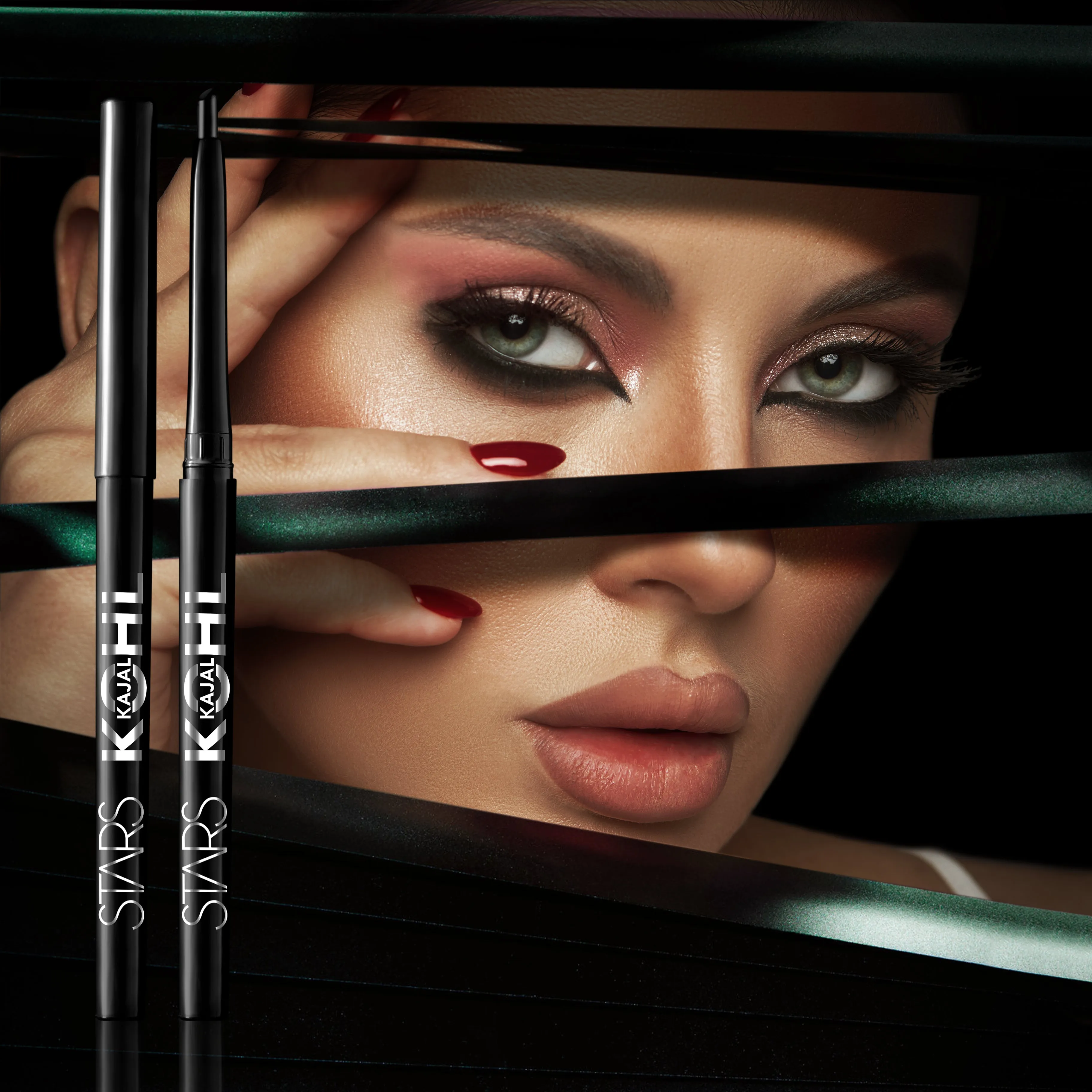 Stars Cosmetics Waterproof Smudge-proof Long stay Kajal Pencil (Black) 0.3g