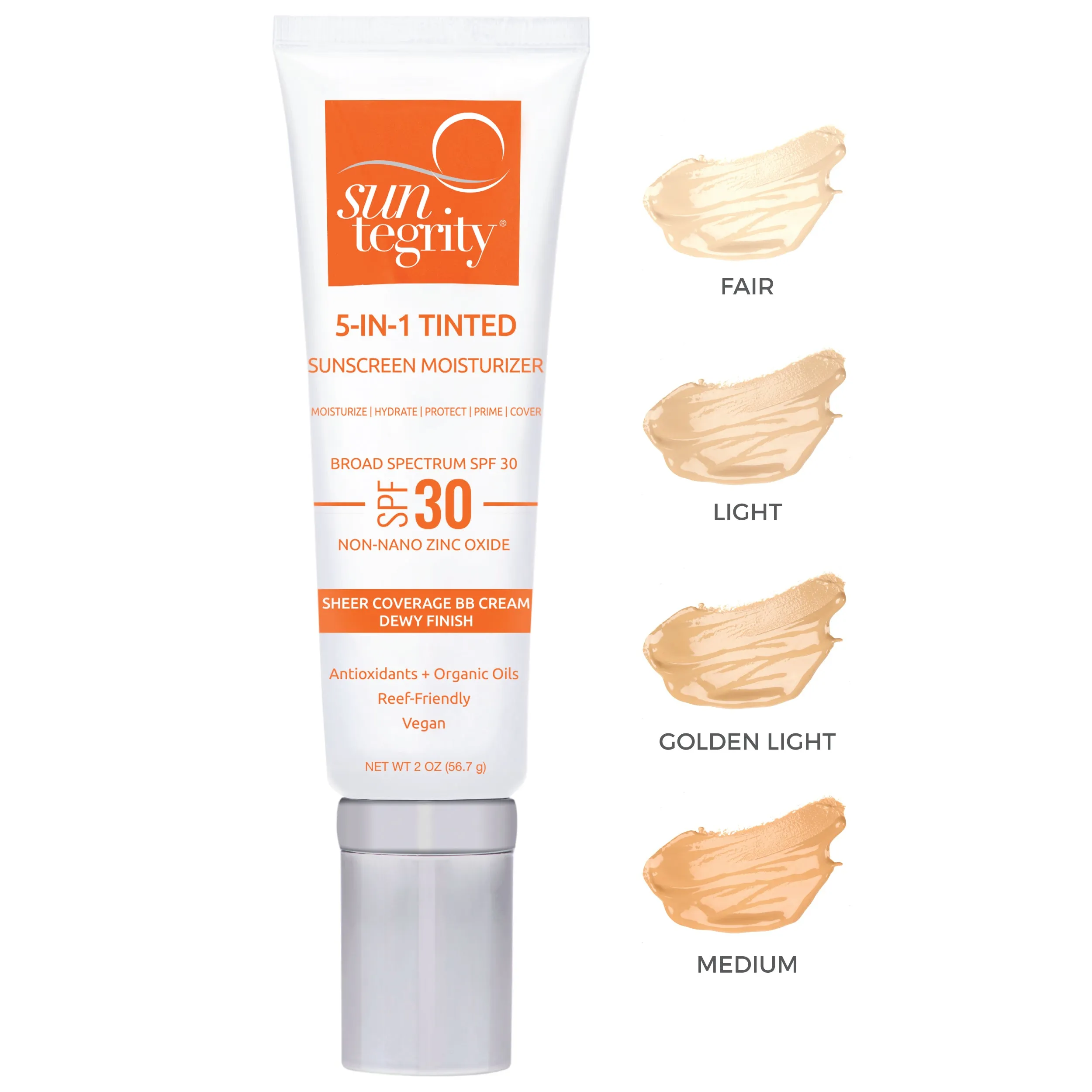 Suntegrity 5-IN-1 Tinted Sunscreen Moisturiser SPF 30 - 56.7g