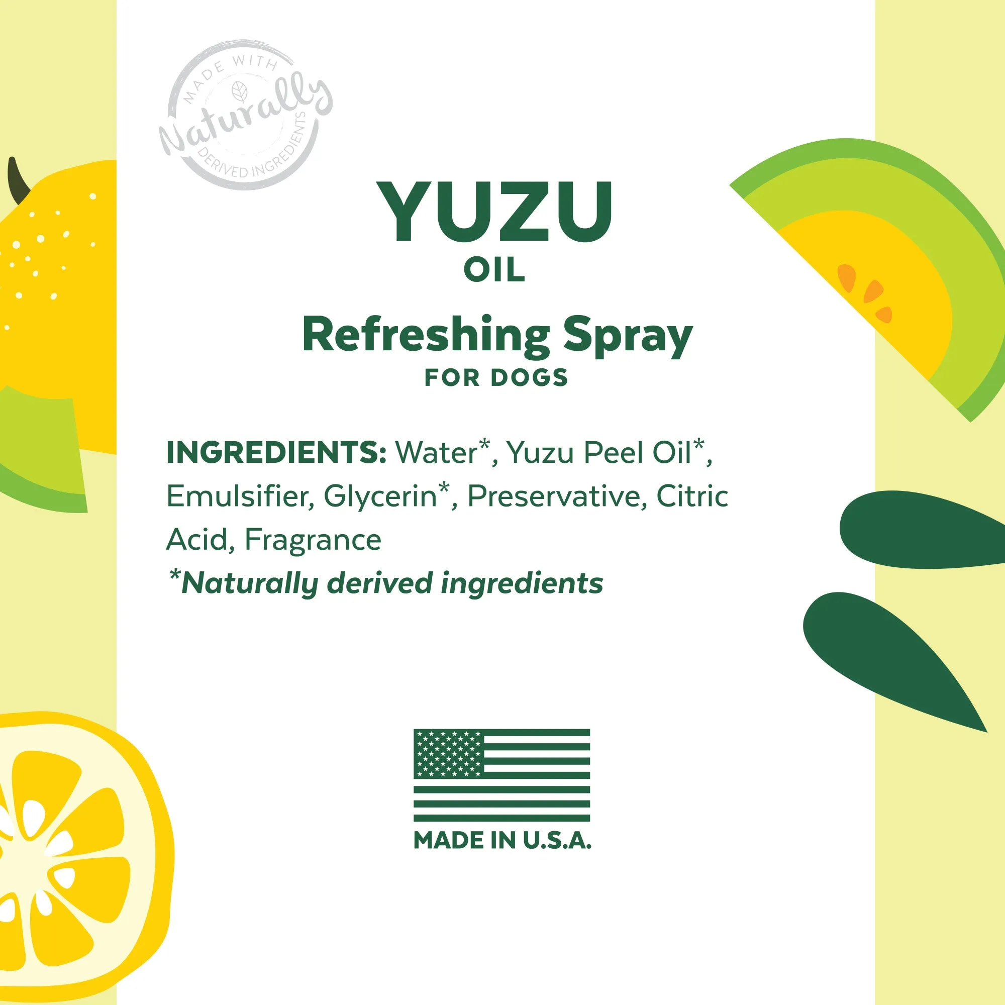 Tropiclean Essentials Yuzu 8-oz, Deodorizing Spray