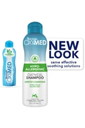 Tropiclean OxyMed Soap Free Fragrance Free Gentle Cleansing Pet Shampoo - Hypoallergenic