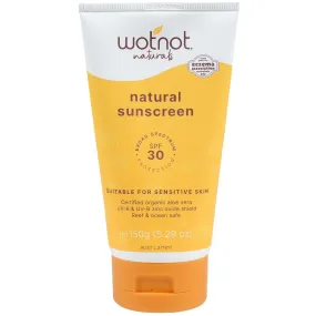 Wotnot Natural Sunscreen SPF30 - 150g Palm Oil Free