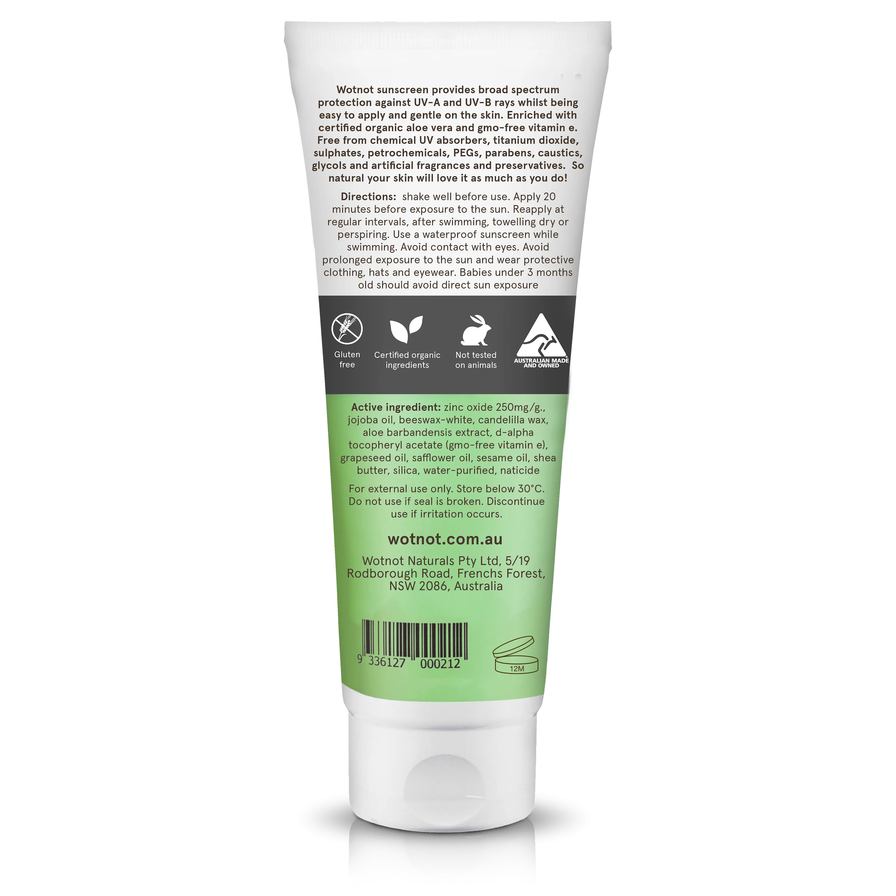 Wotnot - SPF 30  Natural Sunscreen (100g)