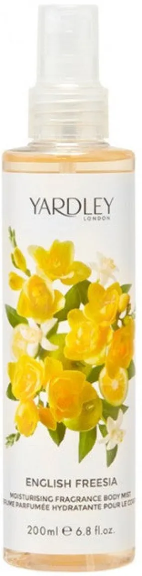 Yardley Freesia and Bergamot Moisturising Fragrance Body Mist